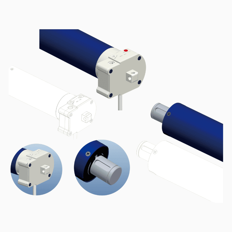 Motor Tubular Matic 50N sin central incorporada Linea LIVORNO